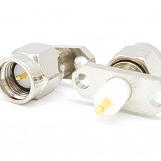 7GHz SMA(M)ST 2Hole Flange Connector-5-3mm(Nickel)